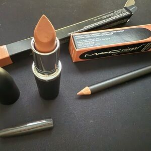 MAC Cosmetics Lipstick and Liner - Cool Spice and Fleshpot